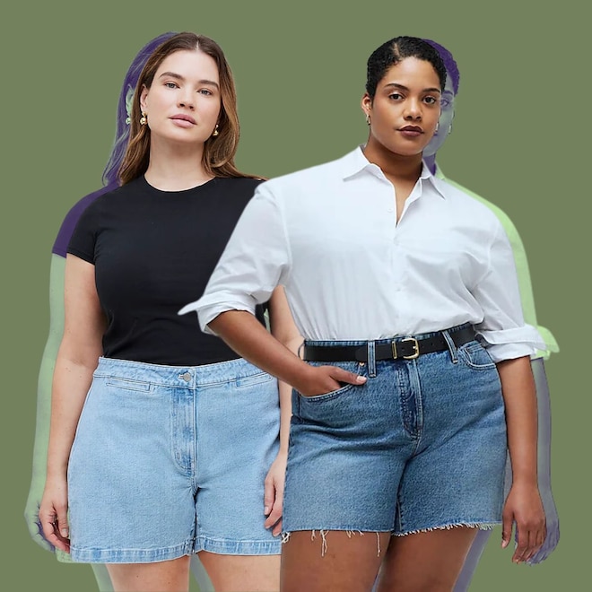 Shop - Best Jean shorts for curvy girls - Thumbnail
